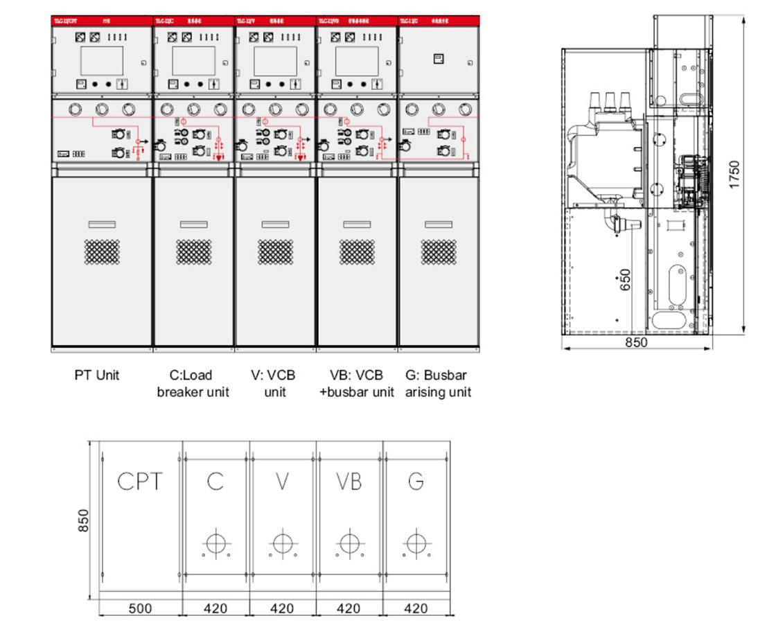 12kV Metal Solid Insulated Switchgear